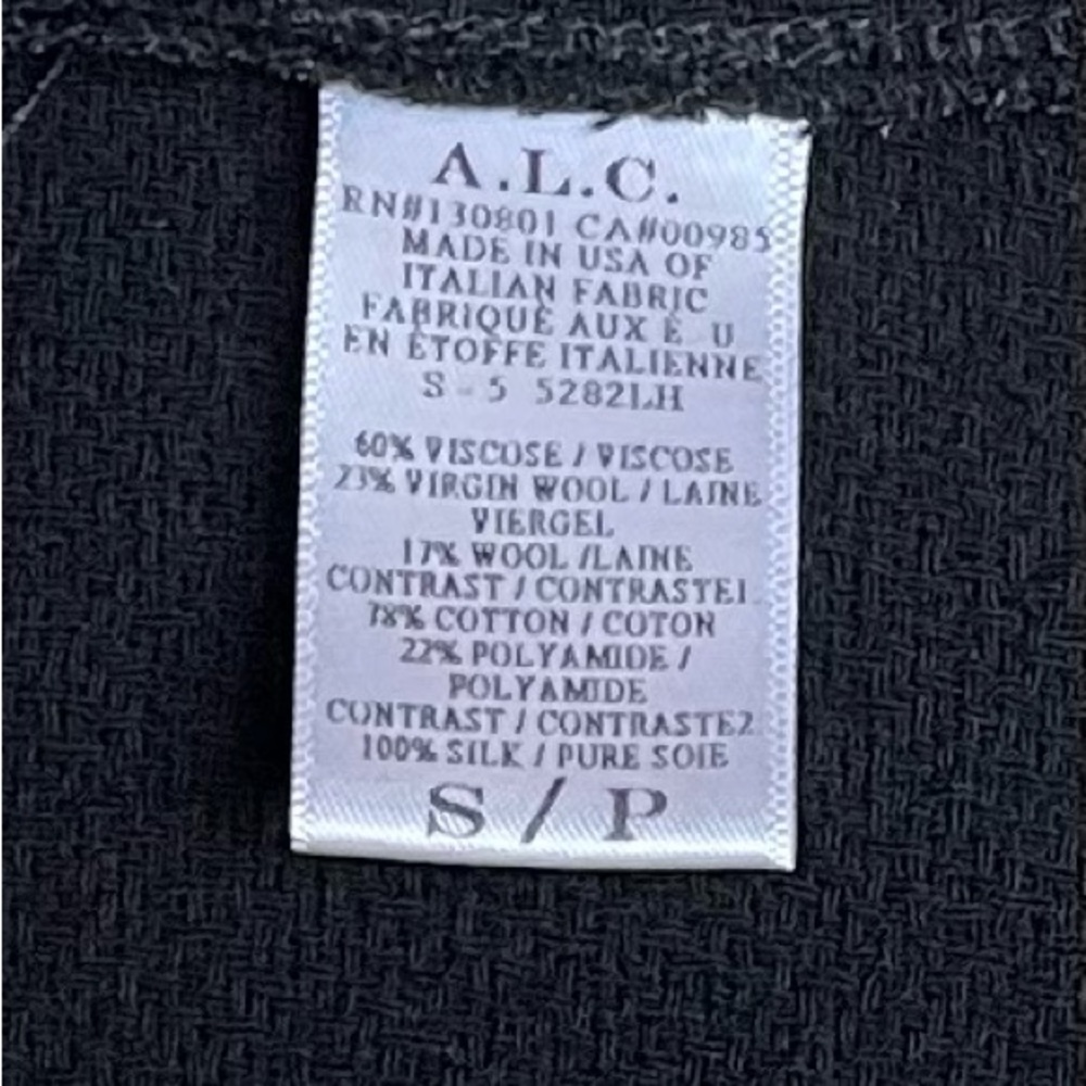 A.L.C. Black Sleeveless Top - Picture 8 of 8